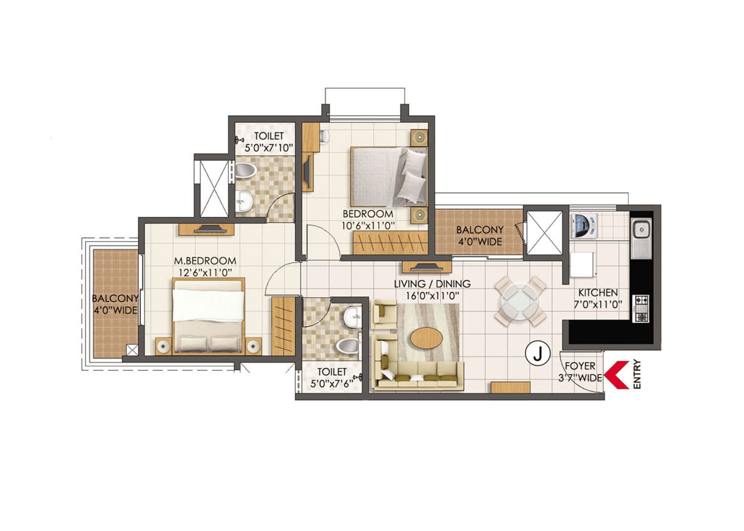 Prestige Primrose Hills Floor Plan