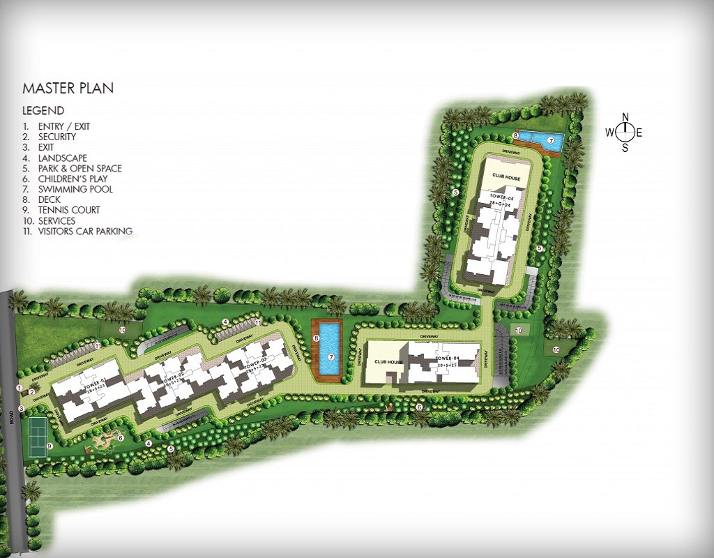 Prestige Misty Waters Master Plan